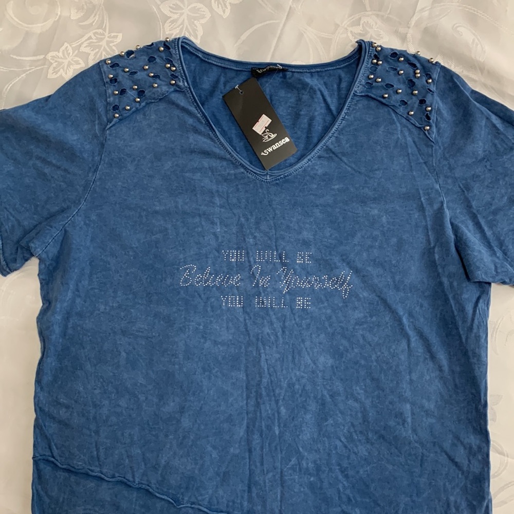 Sawnsea Jean blue top